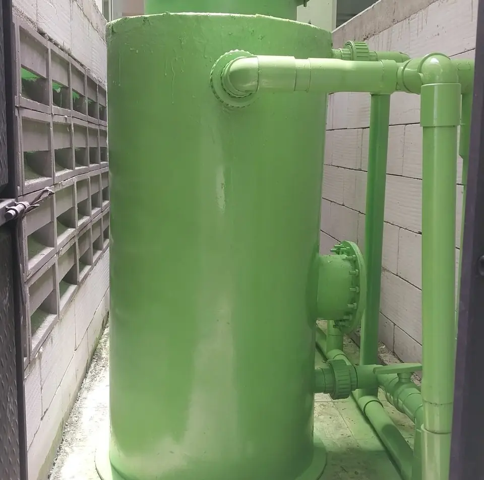 Kondisi akhir unit pretreatment dan jaringan perpipaan setelah finishing